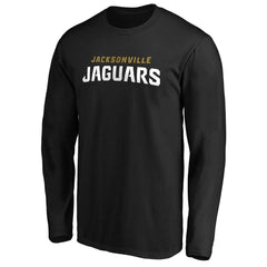 Jacksonville Jaguars #1 Dad Long Sleeve Team Logo T-Shirt