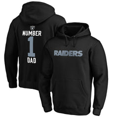 Las Vegas Raiders #1 Dad Pullover Hoodie