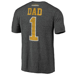 Pittsburgh Penguins Greatest Dad Tri-Blend T-Shirt For Sale