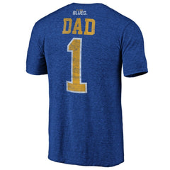 St. Louis Blues Greatest Dad Tri-Blend T-Shirt Outlet