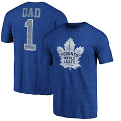 Toronto Maple Leafs Greatest Dad Tri-Blend T-Shirt Outlet