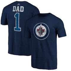Winnipeg Jets Greatest Dad Tri-Blend T-Shirt Sale