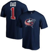 Columbus Blue Jackets #1 Dad T-Shirt For Sale