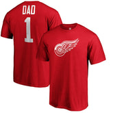 Detroit Red Wings #1 Dad T-Shirt For Sale