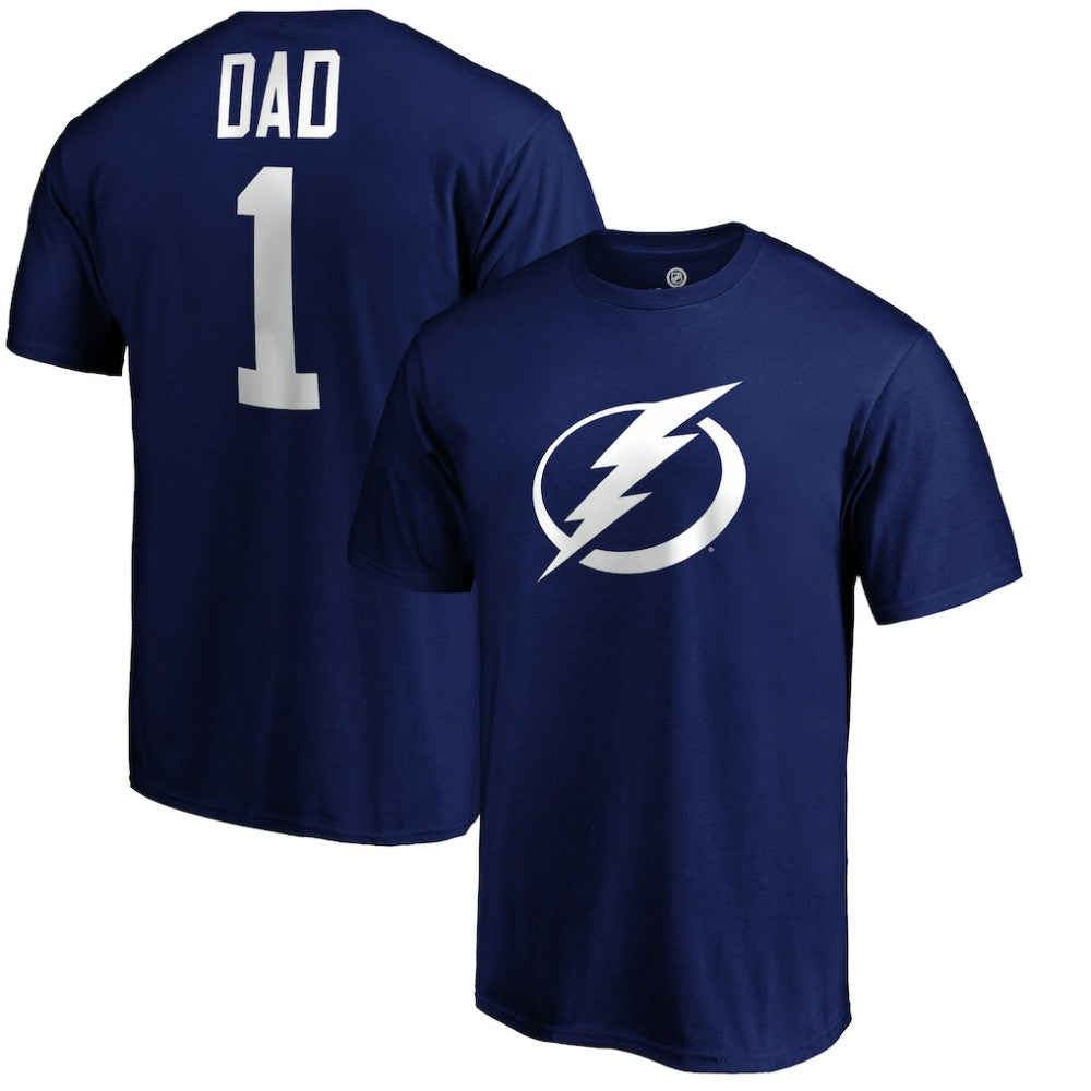 Tampa Bay Lightning #1 Dad T-Shirt On Sale