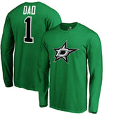 Dallas Stars #1 Dad Long Sleeve T-Shirt Online