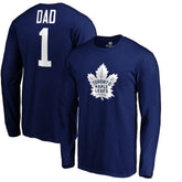 Toronto Maple Leafs #1 Dad Long Sleeve T-Shirt Outlet