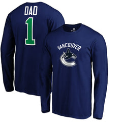 Vancouver Canucks #1 Dad Long Sleeve T-Shirt Online