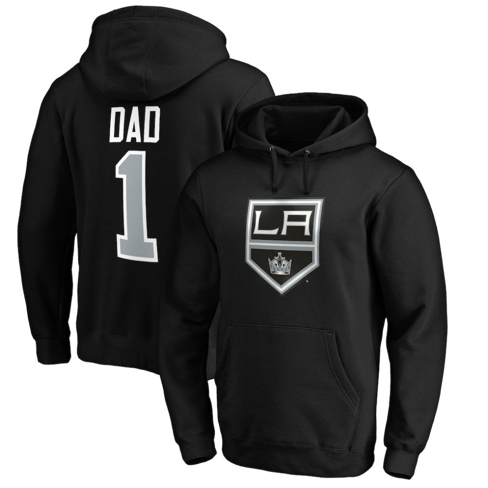 Los Angeles Kings #1 Dad Pullover Hoodie On Sale