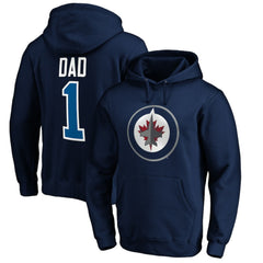 Winnipeg Jets #1 Dad Pullover Hoodie Sale