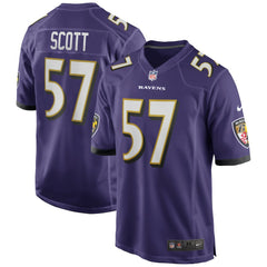 Baltimore Ravens Nike Bart Scott Game Retired Player Jersey