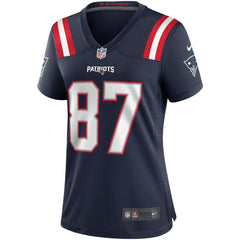 New England Patriots Nike Ben Coates Women's Game Retired Player Jersey