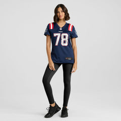 Bruce Armstrong New England Patriots Women's Game Retired Player Jersey - Navy