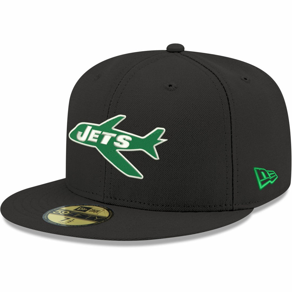 New York Jets New Era Omaha Throwback 59FIFTY Fitted Hat