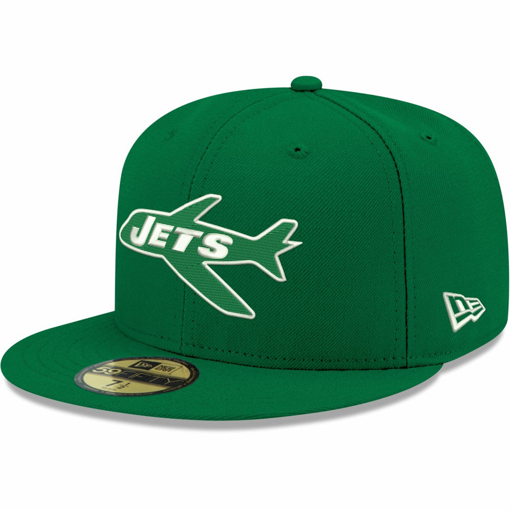 New York Jets New Era Omaha Throwback 59FIFTY Fitted Hat