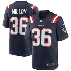 New England Patriots Nike Lawyer Milloy Game Retired Player Jersey