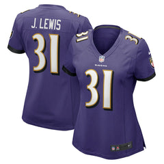 Baltimore Ravens Nike Jamal Lewis Women's Game Retired Player Jersey