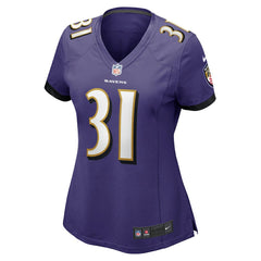Baltimore Ravens Nike Jamal Lewis Women's Game Retired Player Jersey