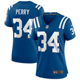 Joe Perry Indianapolis Colts Women's Game Retired Player Jersey - Royal