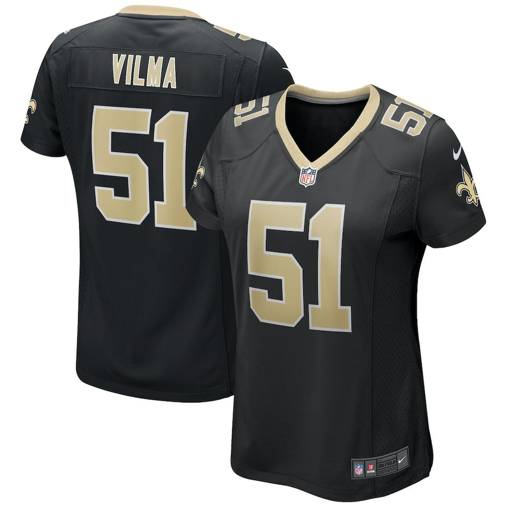New Orleans Saints Nike Jonathan Vilma Women's Game Retired Player Jersey