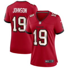 Tampa Bay Buccaneers Nike Keyshawn Johnson Women's Game Retired Player Jersey