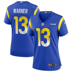 Los Angeles Rams Nike Kurt Warner Women's Game Retired Player Jersey