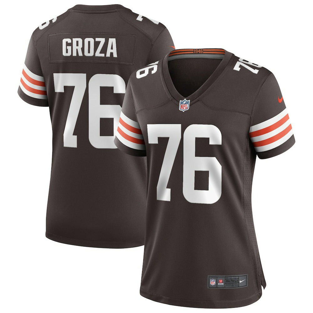 Cleveland Browns Nike Lou Groza Women's Game Retired Player Jersey