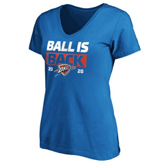 Oklahoma City Thunder Women's Ball Is Back V-Neck T-Shirt For Sale