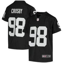 Las Vegas Raiders Nike Maxx Crosby Youth Game Jersey
