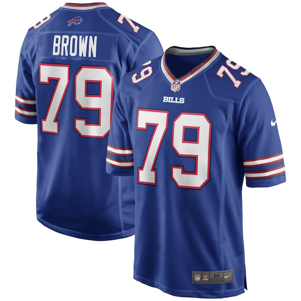Buffalo Bills Nike Ruben Brown Game Retired Player Jersey