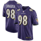 Baltimore Ravens Nike Tony Siragusa Game Retired Player Jersey