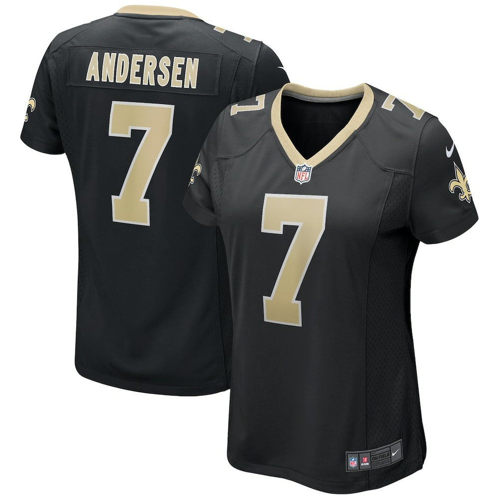 New Orleans Saints Nike Morten Andersen Women's Game Retired Player Jersey
