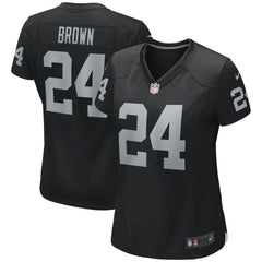 Las Vegas Raiders Nike Willie Brown Women's Game Retired Player Jersey
