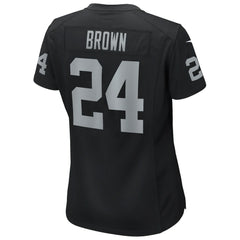 Las Vegas Raiders Nike Willie Brown Women's Game Retired Player Jersey