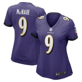 Baltimore Ravens Nike Steve McNair Women's Game Retired Player Jersey