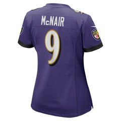 Baltimore Ravens Nike Steve McNair Women's Game Retired Player Jersey