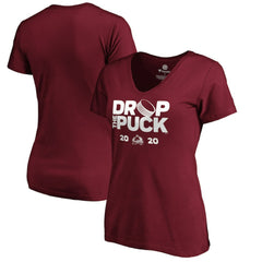 Colorado Avalanche Women's Drop the Puck V-Neck T-Shirt Outlet