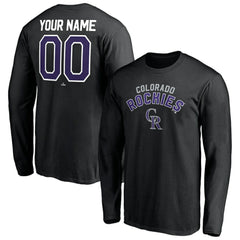 Colorado Rockies Personalized Winning Streak Name & Number Long Sleeve T-Shirt | MLB US