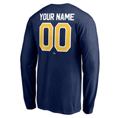 Milwaukee Brewers Personalized Winning Streak Name & Number Long Sleeve T-Shirt | MLB Shop