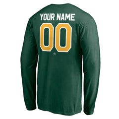 Athletics Personalized Winning Streak Name & Number Long Sleeve T-Shirt | MLB Shop