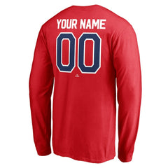 Philadelphia Phillies Personalized Winning Streak Name & Number Long Sleeve T-Shirt | MLB Discount