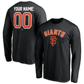 San Francisco Giants Personalized Winning Streak Name & Number Long Sleeve T-Shirt | MLB Shop