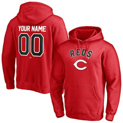 Cincinnati Reds Personalized Winning Streak Name & Number Pullover Hoodie | MLB New