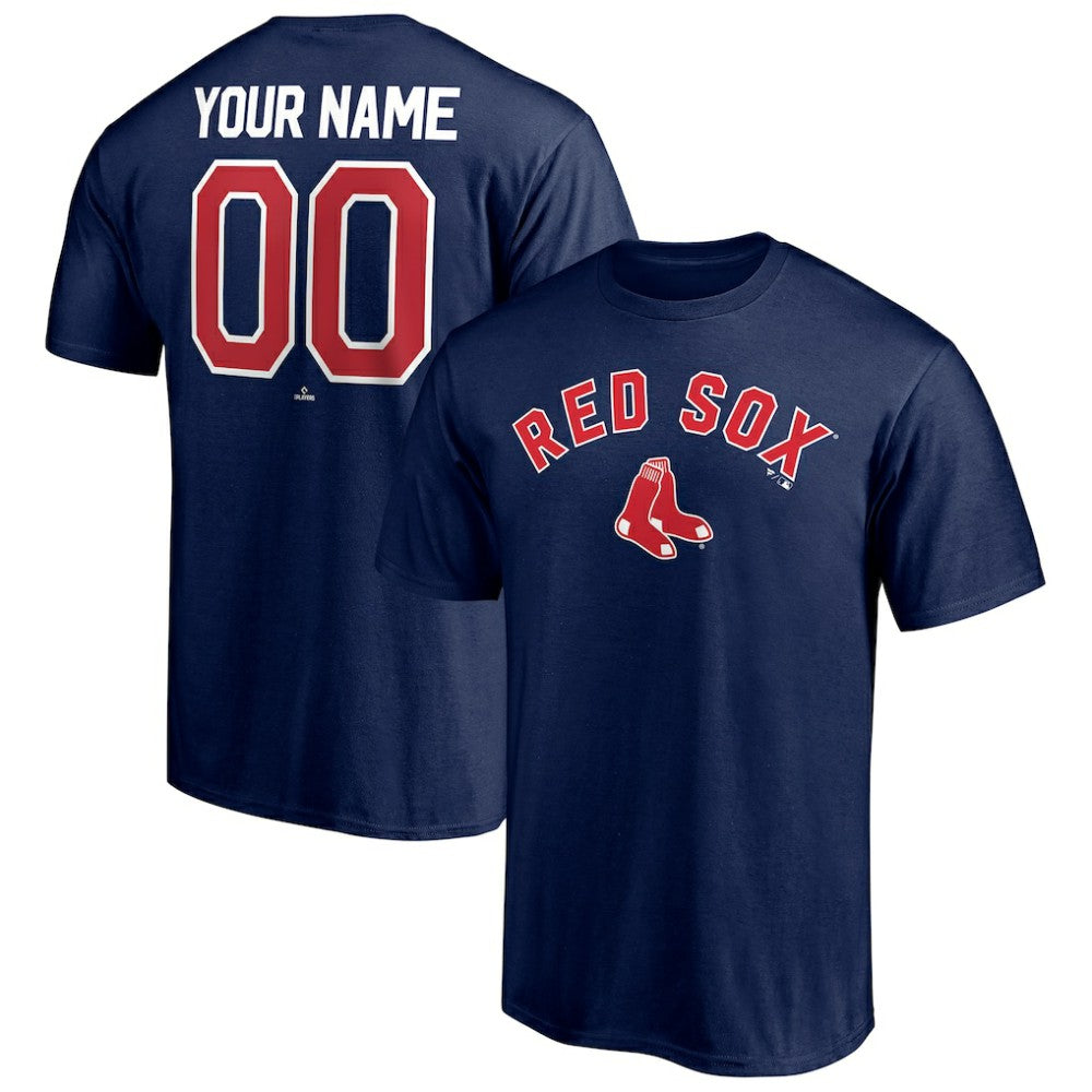 Boston Red Sox Personalized Team Winning Streak Name & Number T-Shirt | MLB On Sale