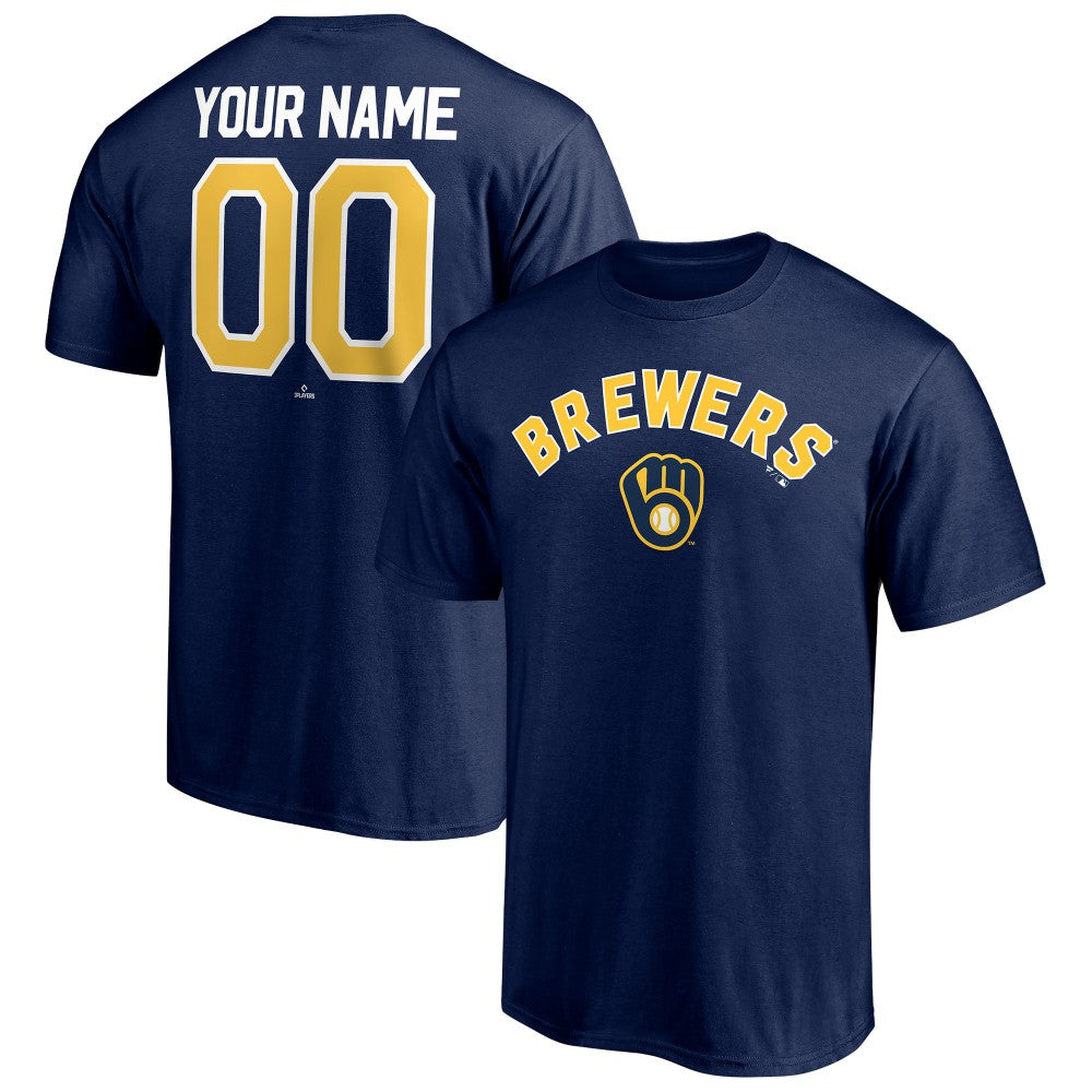 Milwaukee Brewers Personalized Team Winning Streak Name & Number T-Shirt | MLB Shop