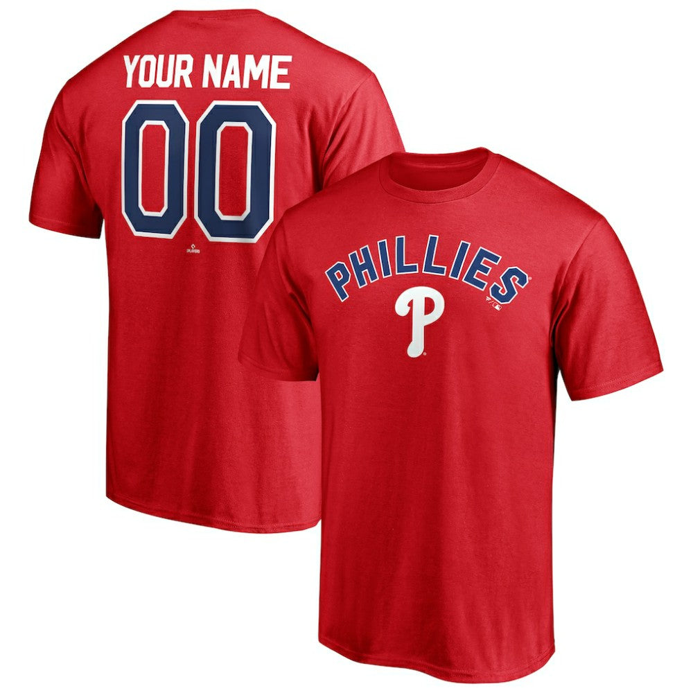 Philadelphia Phillies Personalized Team Winning Streak Name & Number T-Shirt | MLB Discount