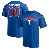 Texas Rangers Personalized Team Winning Streak Name & Number T-Shirt | MLB US