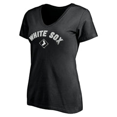 Chicago White Sox Women's Personalized Winning Streak Name & Number V-Neck T-Shirt | MLB Online