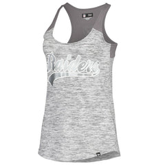 Las Vegas Raiders New Era Women's Space Dye Racerback Scoop Neck Tank Top