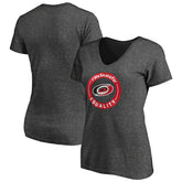 Carolina Hurricanes Women's #WeSkateFor V-Neck T-Shirt For Sale